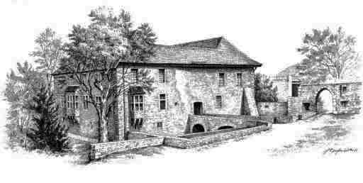 Zeichnung des Hauses Herbede